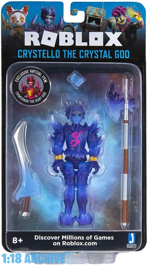 Review Crystello The Crystal God Roblox By Jazwares 1 18 Action Figure Archive - elemental god roblox