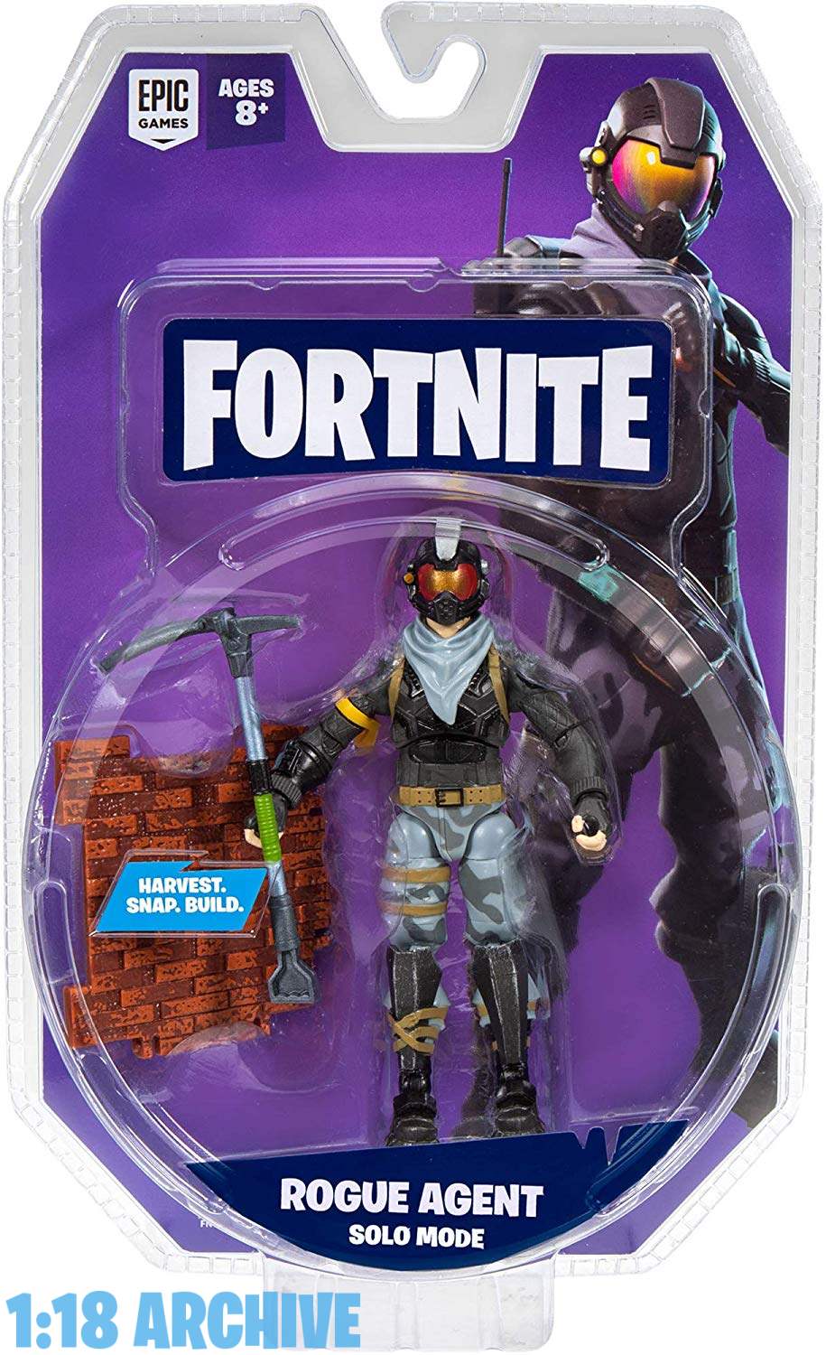 Rogue Agent : Fortnite Solo Mode by Jazwares - 118 Action Figure Archive Jazwares Fortnite Reviews Checklist GuiDe Solo MoDe Rogue Agent 5